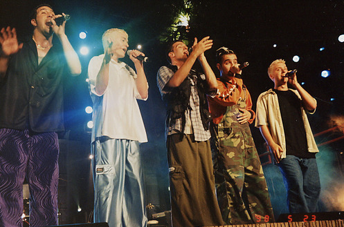 NSYNC got into the JNCO trend-- maybe thats why their popularity didnt last....