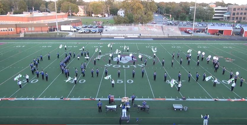 The Marching Band Performs Back to the Future