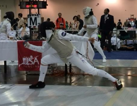 Senior Jess Gets Ready for College Fencing