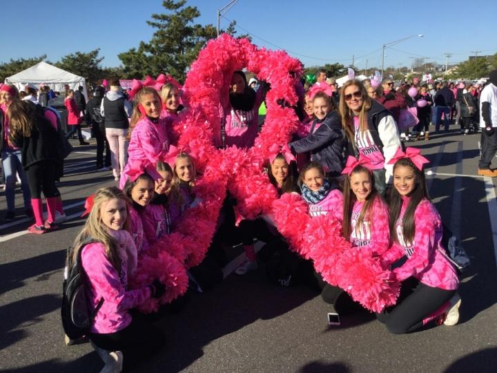 Township Cheerleaders Raise Thousands: Making Strides at Point Pleasant Beach Event