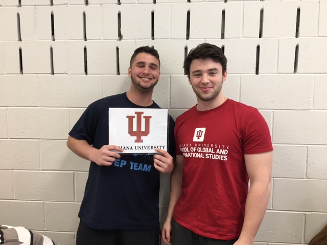 Jared Tajfel (left) and Justin Gordon, Indiana University