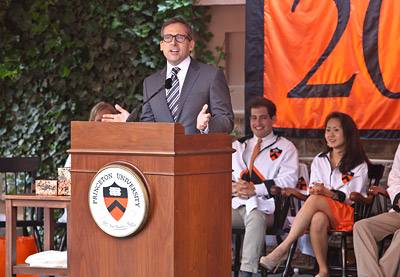 Steve Carell at Princeton University 
Image Courtesy of Princeton.edu
