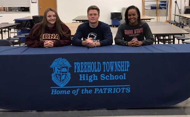 Three FTHS Athletes Sign with D1 Colleges