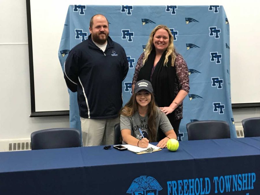 Heather Lally, Softball at Monmouth