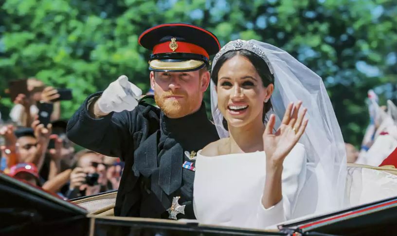 Meghan is so beautiful and Harry has a sick beard. Actual goals. Image courtesy of The Guardian.