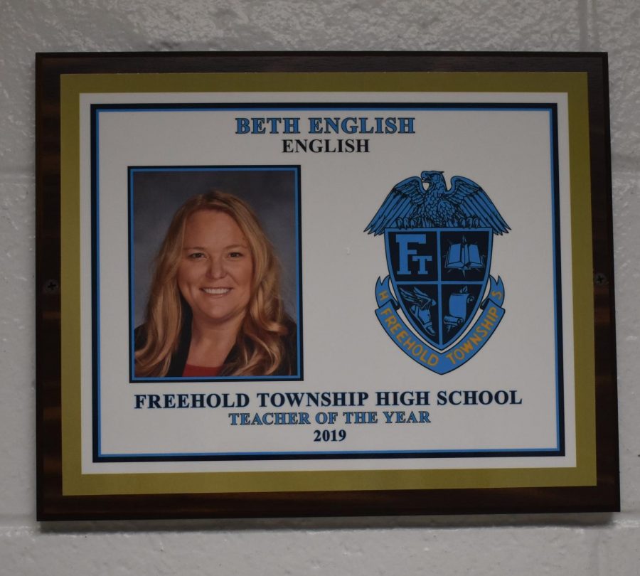 Ms. English Wins FTHS Teacher of the Year