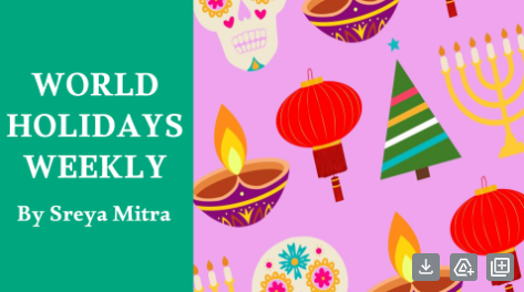 World Holidays Weekly — Valentines Day