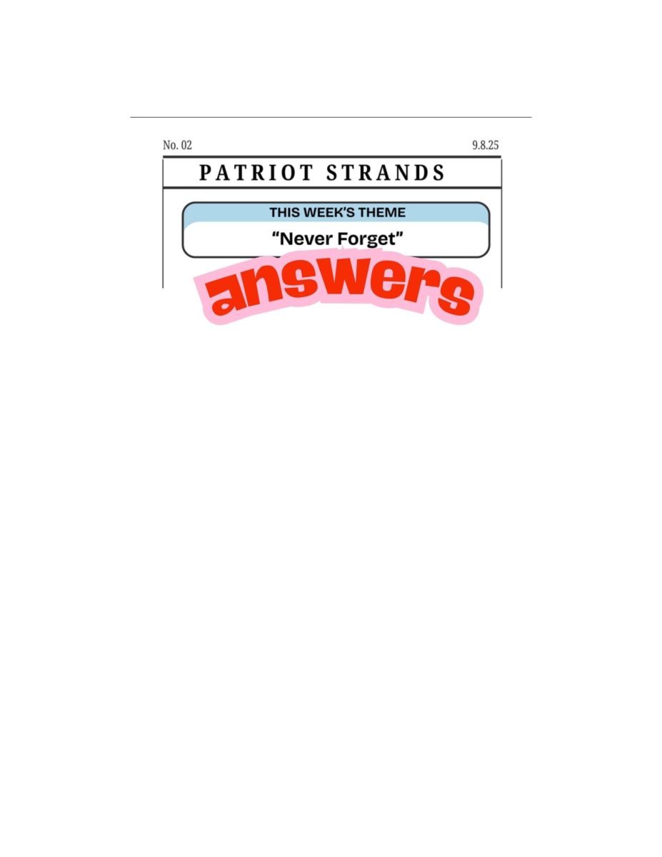 ANSWER to Patriot Strands – “Never Forget” (9.8.25)
