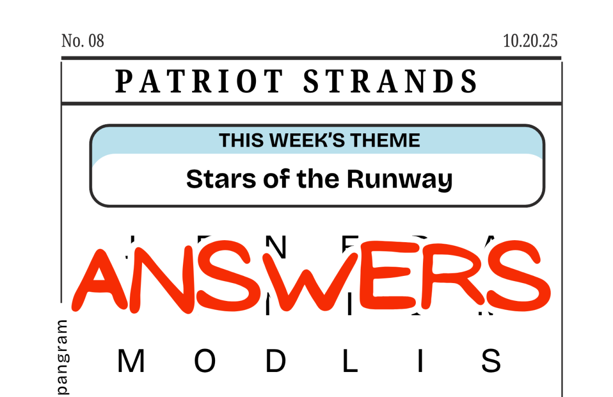 ANSWER to Patriot Strands – “Stars of the Runway” (10.20.25)
